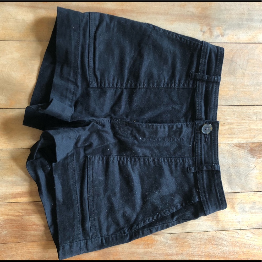 High waisted Black Shorts